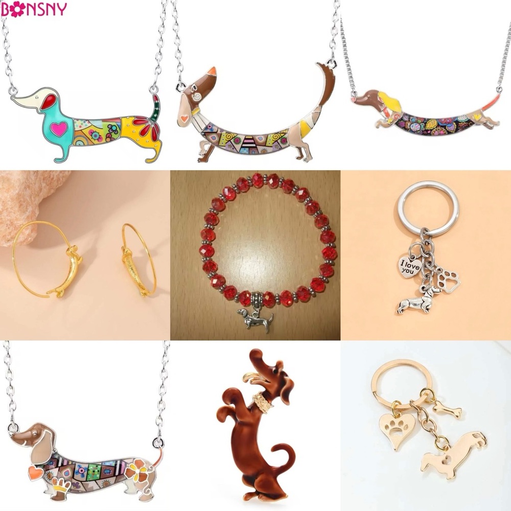 Large lot of dachshund items